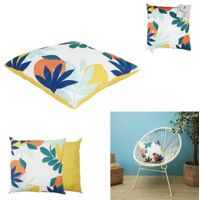 Coussin Déco Imprimé "rio" 40x40cm Multicolore