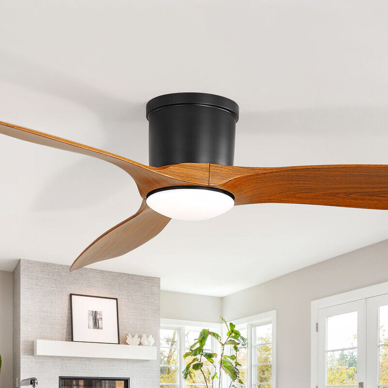 Ventilateur de Plafond 3 Pales 55W 6 Vitesses Nebraska Dayron Blanc Ventilateur de Plafond 3 Pales 55W 6 Vitesses Nebraska Dayron Blanc