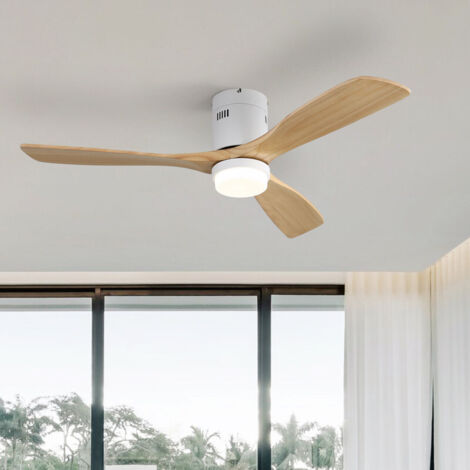 Ventilateur De Plafond Sofucor Avec clairage 3 Pales En Bois Ventilateur De Plafond Sofucor Avec clairage 3 Pales En Bois