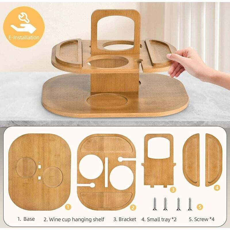 Porte-Gobelet Pour Spa | Plateau Caddy Avec 2 Porte-pour Spa