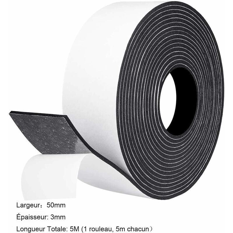 Fond De Joint Torique En Mousse Isolation Thermique Phonique Rond Cordon Etanchéité Polyéthylène Fenêtre Terrasse Seuil Porte, 10mm X 3 Mètres