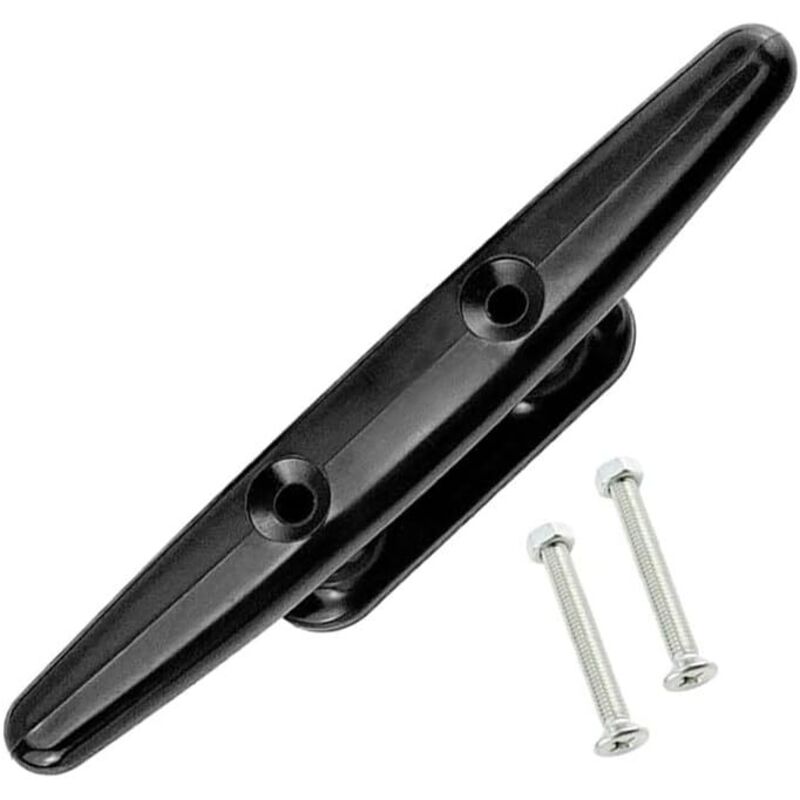 Paire De Taquets D'amarrage En Nylon 150 Mm - Pour Bateaux, Kayaks, Pontons - Fixation Par 2 Vis, Antirouille