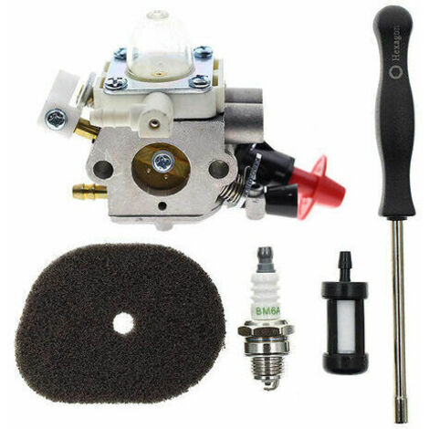 Carburateur pour Stihl bordures FS40 FS50 FS40C FS50C FS50R FS56 FS56C FS56R FS56RC FC56 FC56R FS70 FS70C FS70R FS70RC FC70 HT56 HT56C HL56K KM56 KM56C KN56 Stihl PN 4144 120 0608 (1/4)
