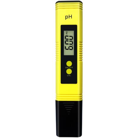 Testeur de Ph Professionnel, Fonction D'étalonnage Automatique et 0,00-14,00 Gamme de Mesure pour l’Eau Portable Aquarium Hydroponie Piscine Plage de Mesure (1/5)