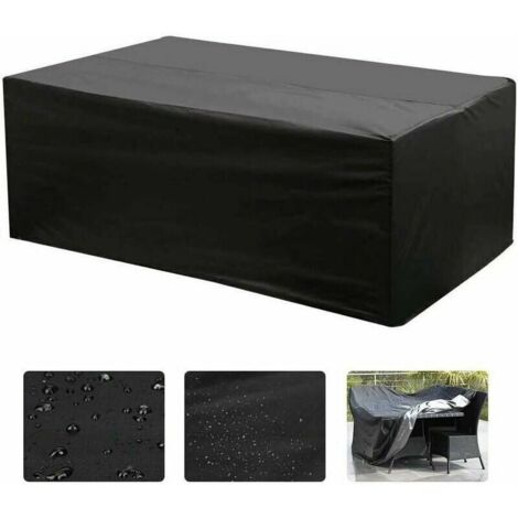 Housse de Salon, Table Rectangulaire Oxford pour Meubles de Jardin UV Protection (213 x 132 x 74 cm) (1/5)