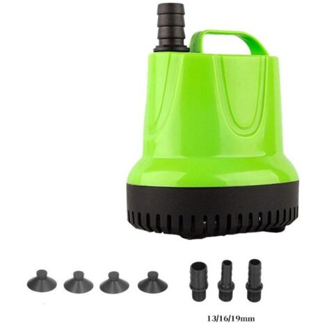Pompe submersible, pompe d'étang à poissons, pompe de fontaine de rocaille, pompe d'aquarium, pompe de circulation d'arrosage et de propagation, pompage d'eau sur place et changement d'eau 25W 220V (1/5)