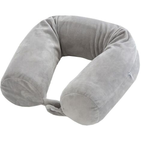 Blendura Oreiller De Voyage Cervical En Mousse à Mémoire - Oreiller Avion Avec Sac De Transport - Coussin Nuque