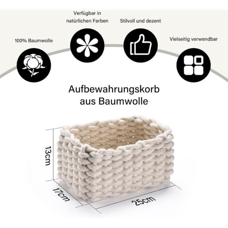 Meuble De Rangement WC TAUS Avec Panier Et Tiroir – Blanc, 61,4" – Neuf