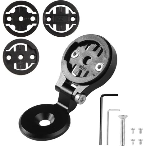Support de Guidon de vélo Support GPS Guidon de Vélo réglable Support pour Ordinateur de vélo Noir (1/5)