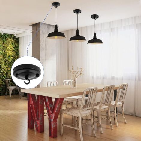 Kit De Fixation Pour Plafonnier Ou Lustre - 10 Vis De Support + 20 écrous + 20 Chevilles - Montage Facile, Couleur Argent - 8