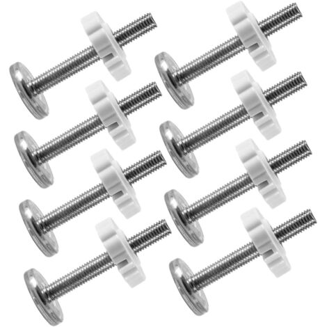 Kit Extension Barrière Bébé 8 Tiges + 4 Vis + Protections Murales - Fixation Sécurisée Escalier