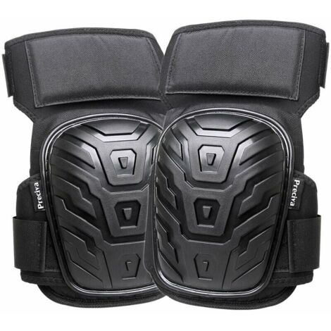 Genouillères Professionnelles,Heavy Duty Genouillères Rembourrage en Mousse avec Coussin en Gel Confortables et Sangles Réglables pour Travailler, Gardning et Construction (1/5)