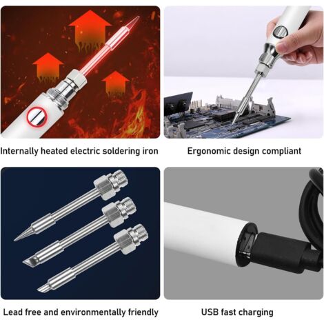 Outil D'aide à La Soudure 6 Pièces, Kit D'aide à La Soudure, Outil De Réparation D'assistance Au Chauffage, Kit De Soudure De Réparation D'aide Double
