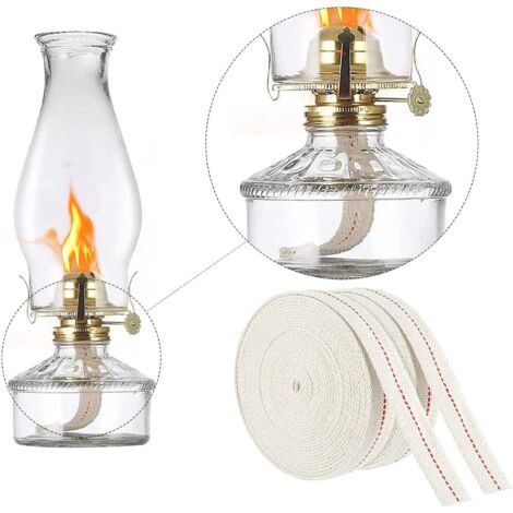 Mèches En Coton Pour Lampe à Pétrole – Beige – Lot De Rechange – Brûleur Huile