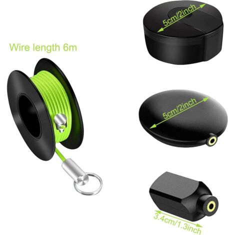 Guide Fil Magnétique Tire Fils Electrique Passe Fil Magnetique Enfile ...