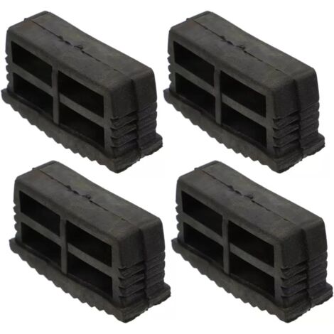 OSOLADY Lot De 4 Patins Pour Pieds D'Enceintes Et Amplificateurs - Protection Sol Et Anti-Vibration - Noir