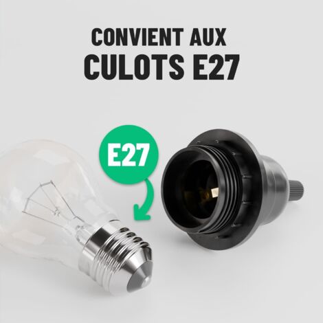 DXiongW 4 Pièces Douille E27 Adaptateur Socket E27 Douille E27 Noir Vis Douille Lampe Support D DXiongW 4 Pièces Douille E27 Adaptateur Socket E27 Douille E27 Noir Vis Douille Lampe Support D