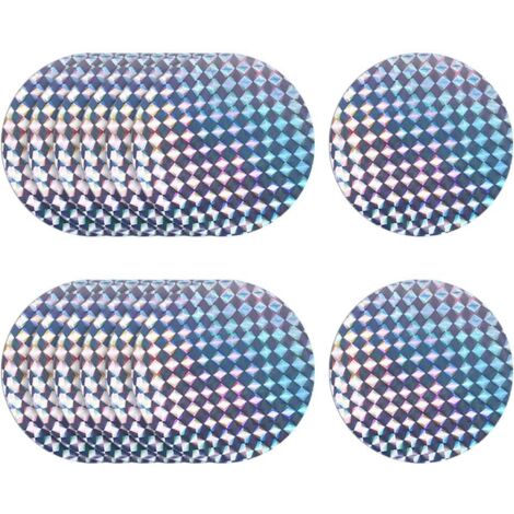 Lot de 4 bandes réfléchissantes autocollantes, autocollant réfléchissant, avertissement de Lot de 4 bandes réfléchissantes autocollantes, autocollant réfléchissant, avertissement de