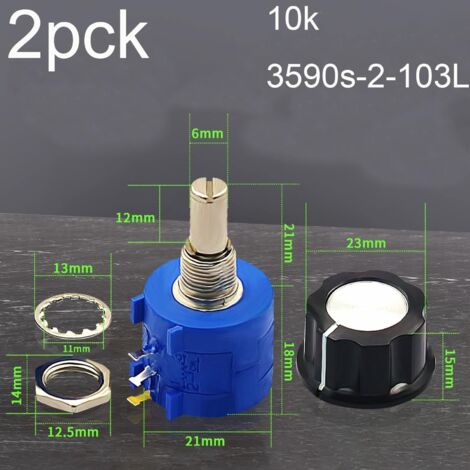Bouton Potentiomètre Pour Mini-chaîne Yamaha Type CRX, Argenté, Occasion