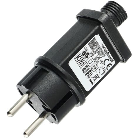Transformateur LED 12W 15-31V Avec 8 Modes + Minuterie - IP44 étanche - Pour Guirlandes Noël - 8