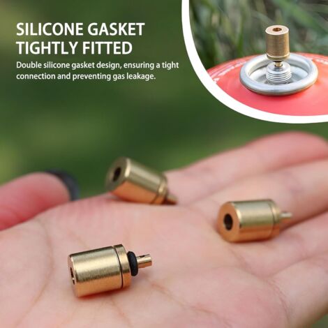 DENUVI Adaptateurs De Recharge De Gaz Réutilisables 4 En 1