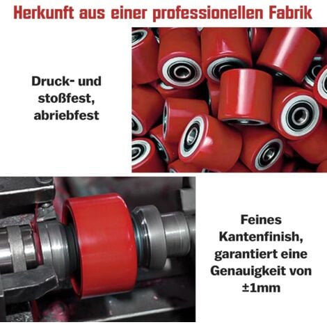 Roues Polyuréthane Pour Transpalette - Lot De 4, 80x70mm