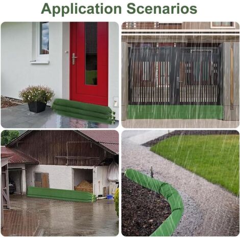 Sac Anti Inondation, Sacs De Sable Longs En Toile, Sacs De Sable Longs En Toile Sacs De Sable Longs En Toile Sac De Absorbeurs De Fuite Eau Adapte Pour Protection Contre 2pc 99401737