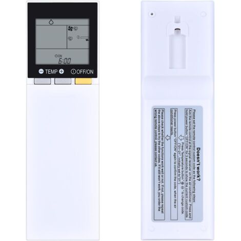 Sollbry Télécommande de Remplacement pour Climatiseur pour MSZ-SF50VE SG15C etc