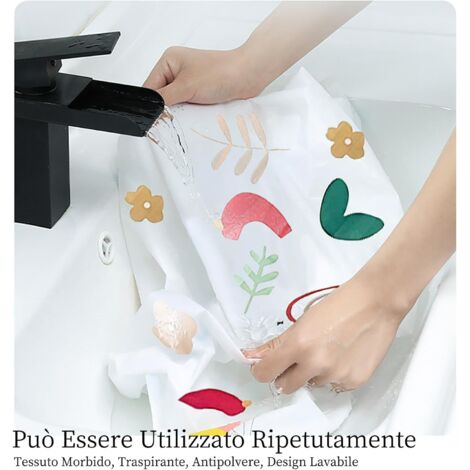 Housse Anti-Poussière Climatiseur Mural - Protection Intérieure Split 88-95cm Imprimée Ou Uni