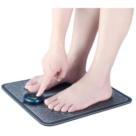 Appareil de massage des pieds USB électrique - 6 modes, 9 fréquences réglables, massage de la santé des pieds - Favorise la circulation sanguine, réduit les douleurs musculaires
