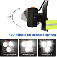 POCKETMAN 11 LED Clip On Cap Leicht Hutscheinwerfer Batteriebetriebenes Licht Für Angeln Camping Laufen Zum Radfahren Wandern Und Andere Outdoor-Aktivitäten (4