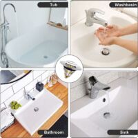 Bouchon De Vidange Universel Frogetu 40mm - Laiton Chromé Avec Joint Caoutchouc - Pour Évier Cuisine/Salle De Bain