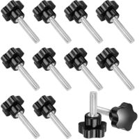 AHLSEN 6 Pièces écrous à Poignée En étoile M8 - écrou Moleté, écrou De