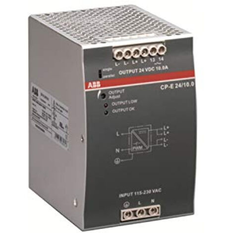 Alimentation 24V 10A ABB CP-2026 Haute performance double entree AC