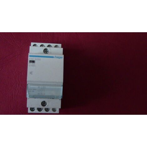 CONTACTEUR CT 3NO 3F 25A 230V HAGER ESD325S Silencieux