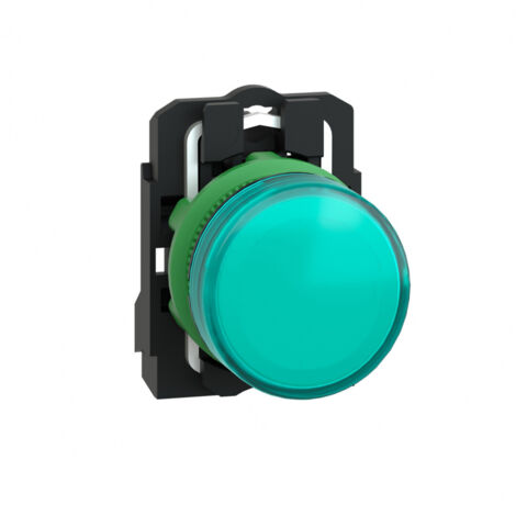 Harmony XB5 - voyant lumineux DEL - Ø22 - vert - 120V - vis étrier (1/4)