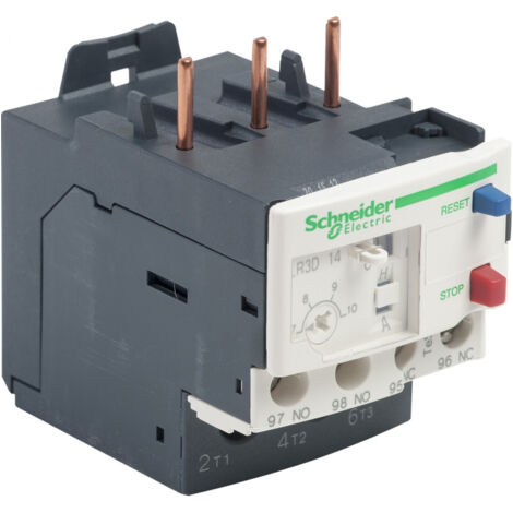 LR3D14 : 7 - 10A RELAIS THERMIQUE + SOCLE , SCHNEIDER OVERLOAD ( LRD14 ) (1/3)