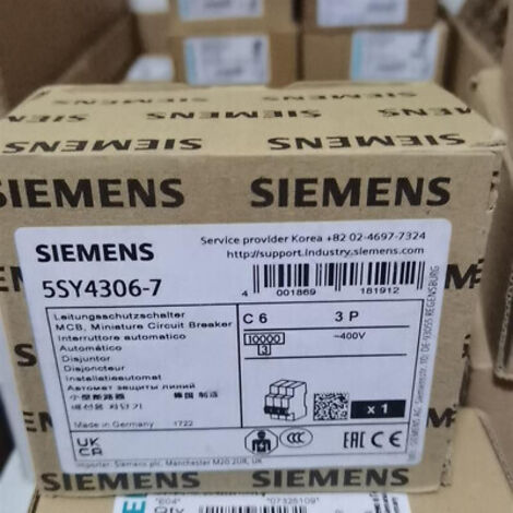 SIEMENS 2P C 1A 5SY4201-7 DISJONCTEUR Nouveau