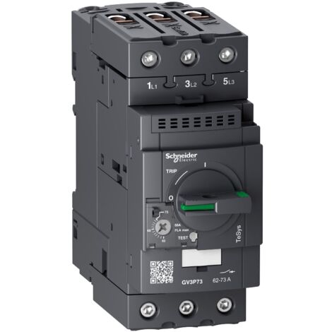 GV3P73 Schneider Motor Circuit Breaker 62-73 Amp, 73A (1/3)