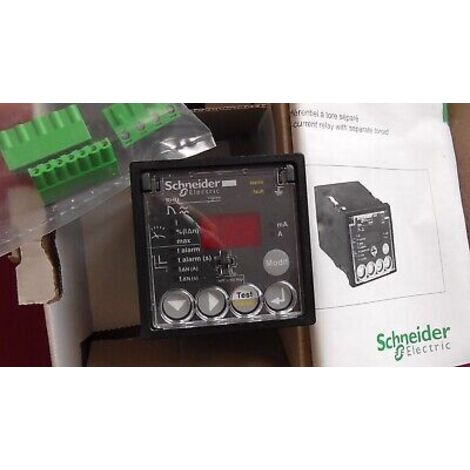 EARTH LEAKAGE , VIGIREX RHU-S , SCHNEIDER 28575 110-130V Relais DIFFERENTIEL