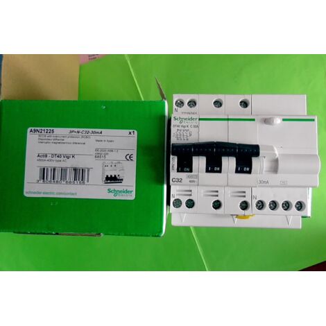 Schneider Prodis DT40 - disjoncteur - 1P+N - 40A - courbe C