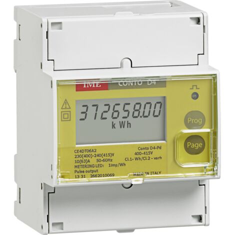 CE4DT06A4 - IME - CONTO D4-PD , Compteur 4P 63A