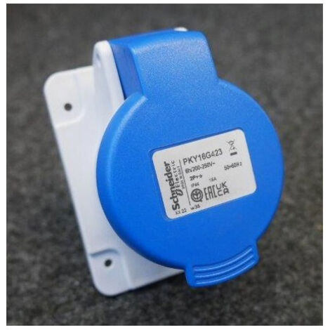 PRISE DE COURANT INDUSTRIELLE 16A 2P+T IP67 SCHNEIDER PKY16G423 230V