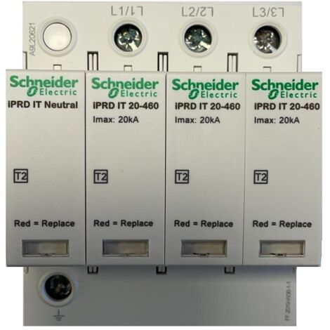 SCHNEIDER A9L20621 iPRD20r ITN 3P 20kA 230/400V T2, PARAFOUDRE (1/2)