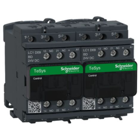 LC2D09BD 24V DC 4kW SCHNEIDER CONTACTEUR INVERSEUR LC2D09