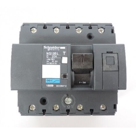 NG125L 4P D 20A , Icu= 50kA SCHNEIDER 18859 DISJONCTEUR NG125
