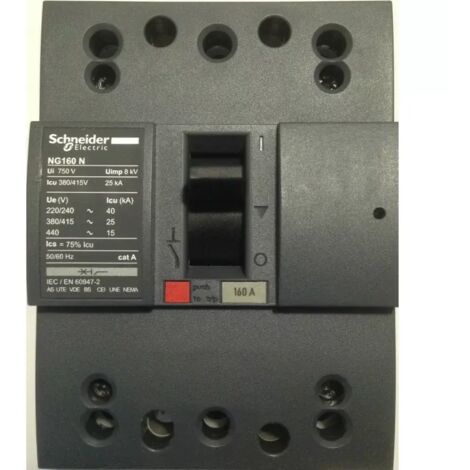 Schneider 28620 Disjoncteur NG160N TM160D 3P3D