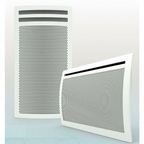 Airelec – Panneau rayonnant 2000W vertical blanc – Chauffage homogène avec soufflerie discrète – Compatible avec programmateurs sur fil pilote