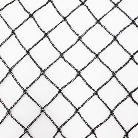 Pond net 3 m x 4 m Black Fishpond net Leaf netting Netting Bird protection netting sturdy