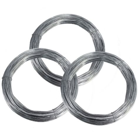250 m Tension wire 2.5 mm for Game fencing Forest fencing Field fencing